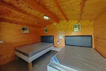 Camping cabin interior