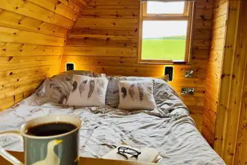 Embden glamping pod interior Embden glamping pod interior