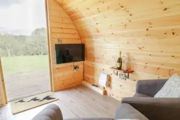 Embden glamping pod interior Embden glamping pod interior