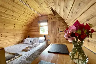 Embden glamping pod interior