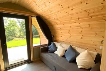 Fold-out double sofa bed (bedding provided)