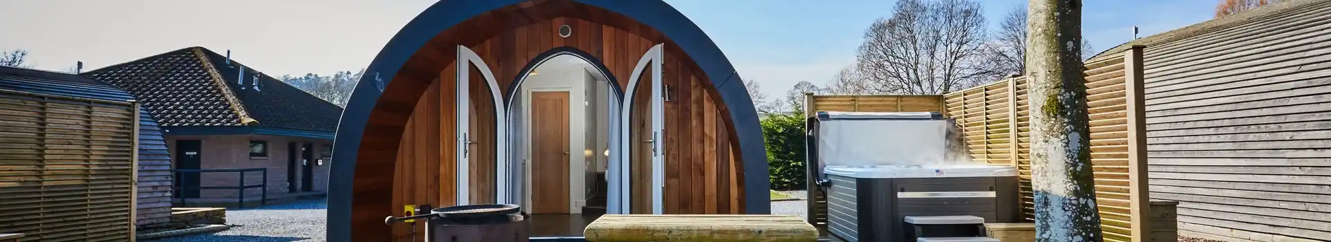 Camping and glamping pods in Scotland