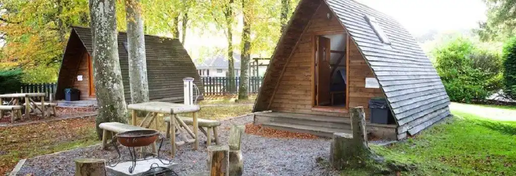 Camping pods in Perthshire