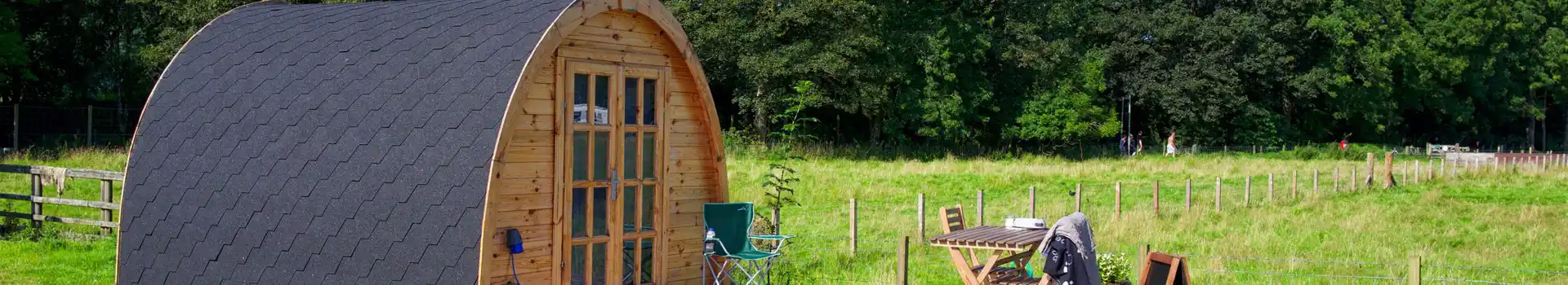 Cardiff camping and glamping pods
