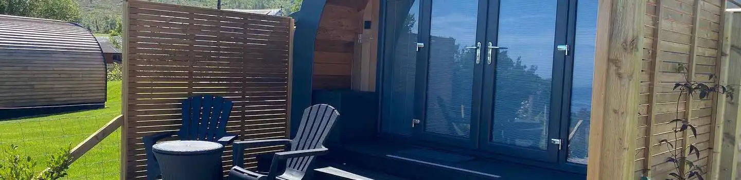 Camping and glamping pods in Ayrshire and Arran