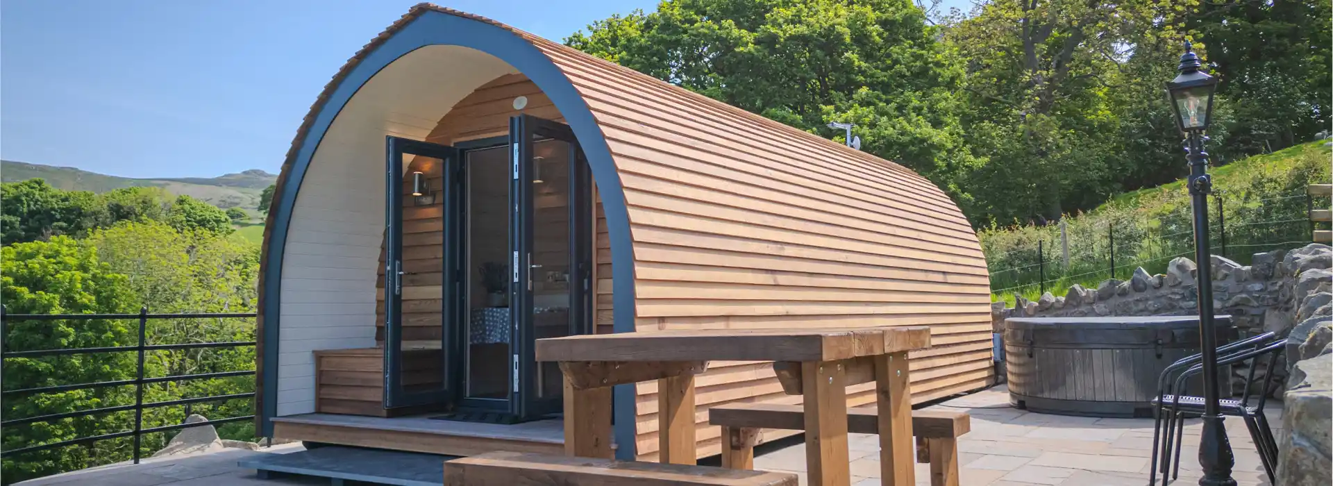 Glamping pods