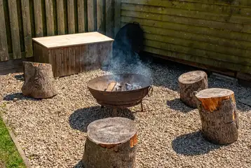 Fire pit area