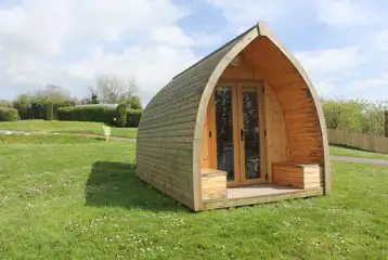 Camping pod at Bucklegrove