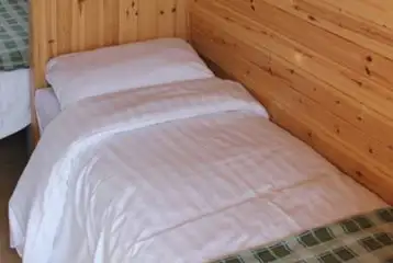 Camping pod interior