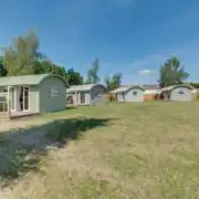 Couple shepherds cabins