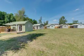 Couple shepherds cabins