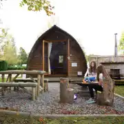 Ensuite Glamping Pods with Wood Fired Hot Tubs (Dog Friendly) , Braidhaugh Holiday Park