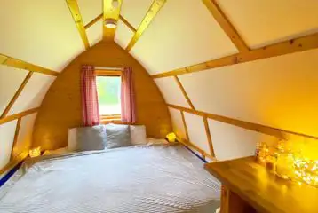 Small Quantock Wigwam interior