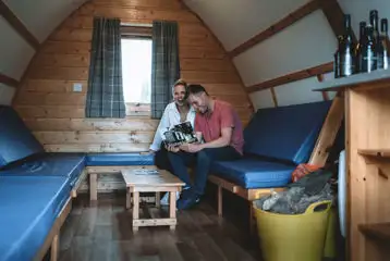 Small Quantock Wigwam interior