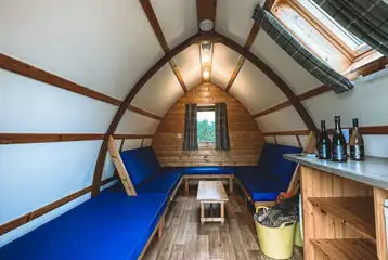 Large wigwam interior 