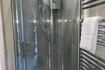 Glamping pod shower