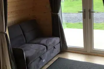 Camping pod interior