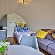 Luxury Ensuite Glamping Pod with Wood-Fired Outdoor Bath (Adult Only), Abbey Farm Caravan and Glamping