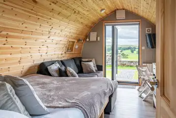 Eden glamping pod interior