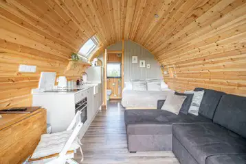 Eden glamping pod interior