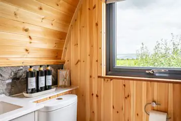 Eden glamping pod ensuite