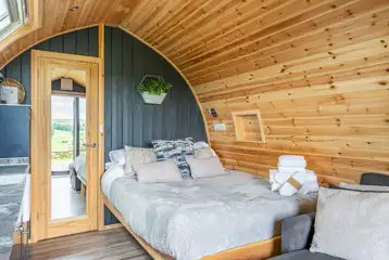 Willow glamping pod interior