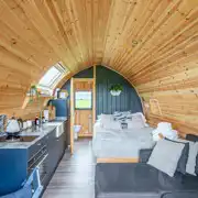 Willow glamping pod interior