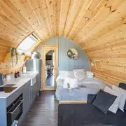 Alanna glamping pod interior