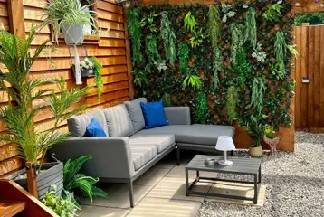 Willow glamping lodge outdoor sofa Willow glamping lodge outdoor sofa