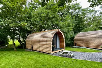 Glamping pod without a hot tub