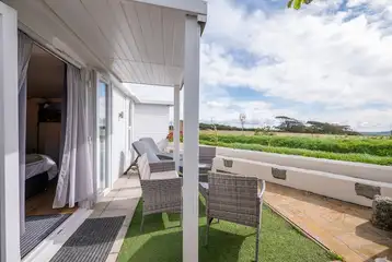 Garden View outdoor patio area Garden View outdoor patio area