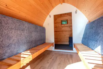 Camping pod (2 person) interior