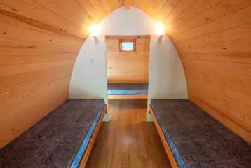 Camping pod (3 person) interior