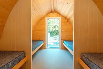 Camping pod (5 person) interior