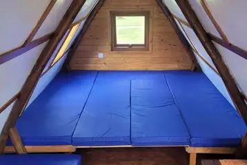 Apex glamping pod interior Apex glamping pod interior