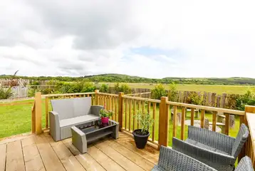 The Hedgehogs Hideout decking