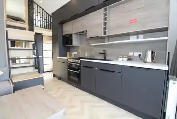 Ensuite Glamping Cabin kitchenette Ensuite Glamping Cabin kitchenette