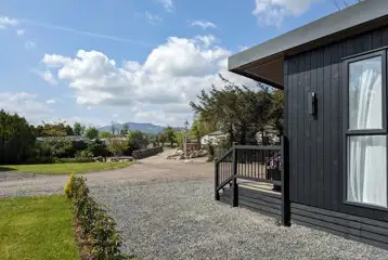Blencathra camping pod parking space beside the pod Blencathra camping pod parking space beside the pod