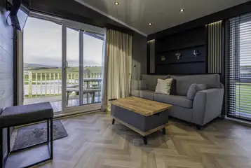 Glamping S-pod living area